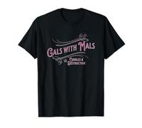 Funny Gals With Mals, Belgian Malinois Mom, Malinois Lover Camiseta