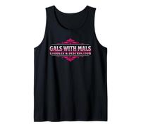 Funny Gals With Mals, Belgian Malinois Mom, Malinois Lover Camiseta sin Mangas