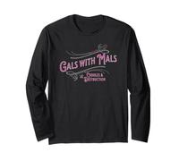 Funny Gals With Mals, Belgian Malinois Mom, Malinois Lover Manga Larga