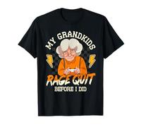 Funny Gamer Apparel for Cool Grandma and Grandpa Camiseta