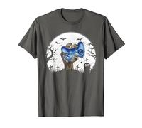 Funny Gamer Halloween Zombie Hand Halloween Kids Men Boys Camiseta, Hombre, Asfalto, XL
