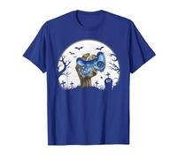 Funny Gamer Halloween Zombie Hand Halloween Kids Men Boys Camiseta, Hombre, Azul Real, XL