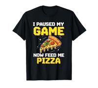 Funny Gamer Pizza and Gaming Foodie Love Pizza Gaming Camiseta
