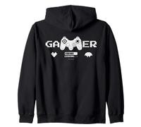 Funny Gamer Title Video Gaming Controller Adolescente Guerrero Sudadera con Capucha