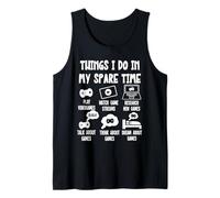 Funny Gamer Videogame Things I Do in my Spare Time, Gaming Camiseta sin Mangas