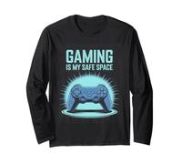 Funny Gaming Is Safe Space Mode Pixel Art Manga Larga