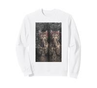 Funny Gangster Cat Gen Z Retro Hip Hop Gangsta 2 Cat Meme Sudadera