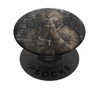 Funny Gangster Cat Gen Z Retro Hip Hop Gangsta Cat Meme PopSockets PopGrip Adhesivo