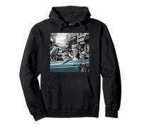 Funny Gangster Cats Street Design Sudadera con Capucha