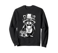 Funny Gangster Raccoon Sudadera