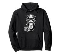 Funny Gangster Raccoon Sudadera con Capucha