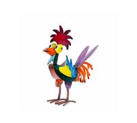 Funny Garden Rooster Statue Indoor/outdoor Wacky Metal Rooster Yard Statue Decor,100% New