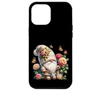 Funny Gardener Gnome For Butterfly Lovers Cute Flower Garden Carcasa para iPhone 12 Pro Max