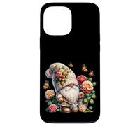 Funny Gardener Gnome For Butterfly Lovers Cute Flower Garden Carcasa para iPhone 13 Pro Max