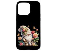 Funny Gardener Gnome For Butterfly Lovers Cute Flower Garden Carcasa para iPhone 15 Pro Max