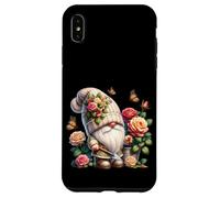 Funny Gardener Gnome For Butterfly Lovers Cute Flower Garden Carcasa para iPhone XS Max