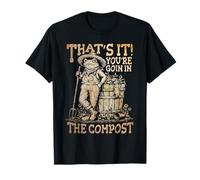 Funny Gardening Frog Plant Lover You'Re GOIN in The Compost Camiseta