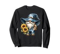 Funny Gardening GNOME Graphic For Women and Sunflower Mom Sudadera