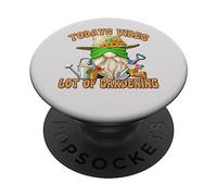 Funny Gardening Saying For Grandpa Life Retired Garden Dad PopSockets PopGrip Adhesivo