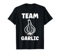 Funny Garlic Food Minimalist Vegetable Simple Team Garlic Camiseta