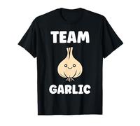 Funny Garlic Food Minimalist Vegetable Simple Team Garlic Camiseta