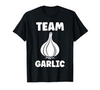 Funny Garlic Food Minimalist Vegetable Simple Team Garlic Camiseta