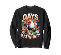 Funny Gays Eat What - Cock Chicken LGBT Humor Gay Men Women Sudadera