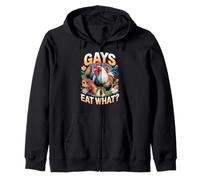 Funny Gays Eat What - Cock Chicken LGBT Humor Gay Men Women Sudadera con Capucha