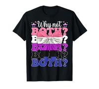 Funny Genderfluid - Bandera de orgullo fluido de género LGBTQ Why Not Both Camiseta