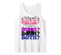 Funny Genderfluid - Bandera de orgullo fluido de género LGBTQ Why Not Both Camiseta sin Mangas