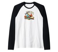 Funny Geology Rock Hound Licking Rocks Humor Camiseta Manga Raglan