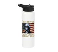 Funny George Washington The British Blew A 13 Colony Lead Stainless Steel Insulated Water Bottle