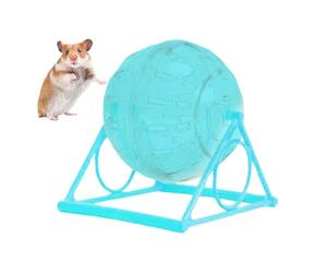 Funny Gerbil Wheel - Clear Hamster Ejercise Ball, Chinchilla Toys for Ejercise, Premium-Quality Accessory, Long-Lasting Jaula Equipment with Silent-Rotation, Clear-Running Unit for Running Play