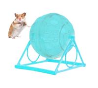Funny Gerbil Wheel - Clear Hamster Exercise Ball, Chinchilla Toys for Exercise, Premium-Quality Accessory, Long-Lasting Cage-Equipment with Silent-Rotation, Clear-Running Unit for Running Play