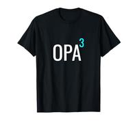 Funny German Opa Hoch 3" Grandpa to The Power of 3 Math Camiseta