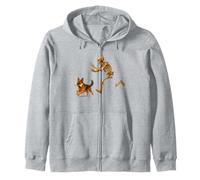 Funny German Shepherd Halloween Steal Bone Skeleton Chase Sudadera con Capucha