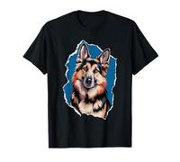Funny German Shepherd Inside - Barks, Wiggles Design Camiseta