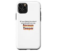 Funny German Temper Deutscher Humor German Humor Design Carcasa para iPhone 11 Pro