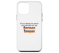 Funny German Temper Deutscher Humor German Humor Design Carcasa para iPhone 12 Mini