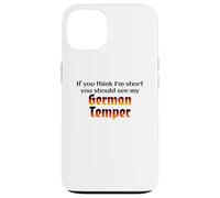 Funny German Temper Deutscher Humor German Humor Design Carcasa para iPhone 13