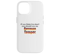Funny German Temper Deutscher Humor German Humor Design Carcasa para iPhone 14