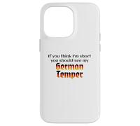 Funny German Temper Deutscher Humor German Humor Design Carcasa para iPhone 14 Pro MAX