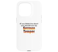 Funny German Temper Deutscher Humor German Humor Design Carcasa para iPhone 15 Pro