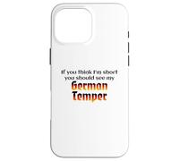 Funny German Temper Deutscher Humor German Humor Design Carcasa para iPhone 16 Pro MAX
