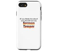 Funny German Temper Deutscher Humor German Humor Design Carcasa para iPhone SE (2020) / 7/8
