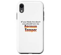 Funny German Temper Deutscher Humor German Humor Design Carcasa para iPhone XR
