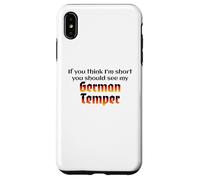 Funny German Temper Deutscher Humor German Humor Design Carcasa para iPhone XS MAX