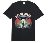 Funny Get In Loser OVNI Aliens Alien Secuestro Signo Nave Espacial Comfort Colors Adult Heavyweight T-Shirt