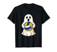 Funny Ghost Beach Volleyball Player Halloween Volleyball Camiseta