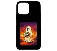 Funny Ghost Beach Volleyball Player Halloween Volleyball Carcasa para iPhone 13 Pro MAX